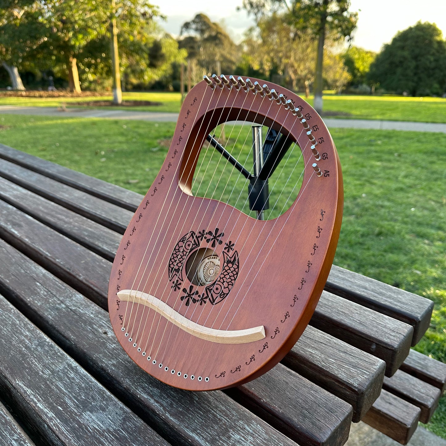 16 String Lyre Harp