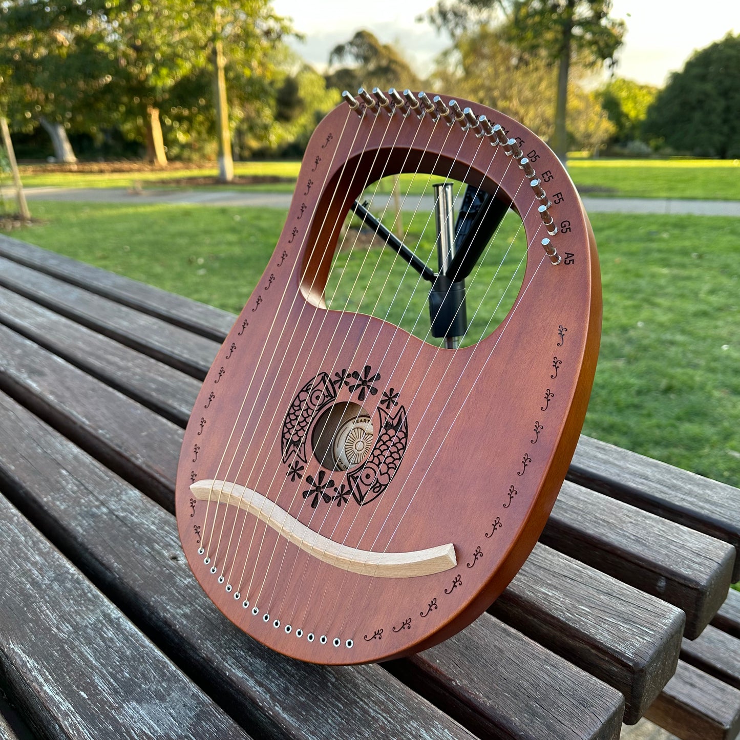 16 String Lyre Harp