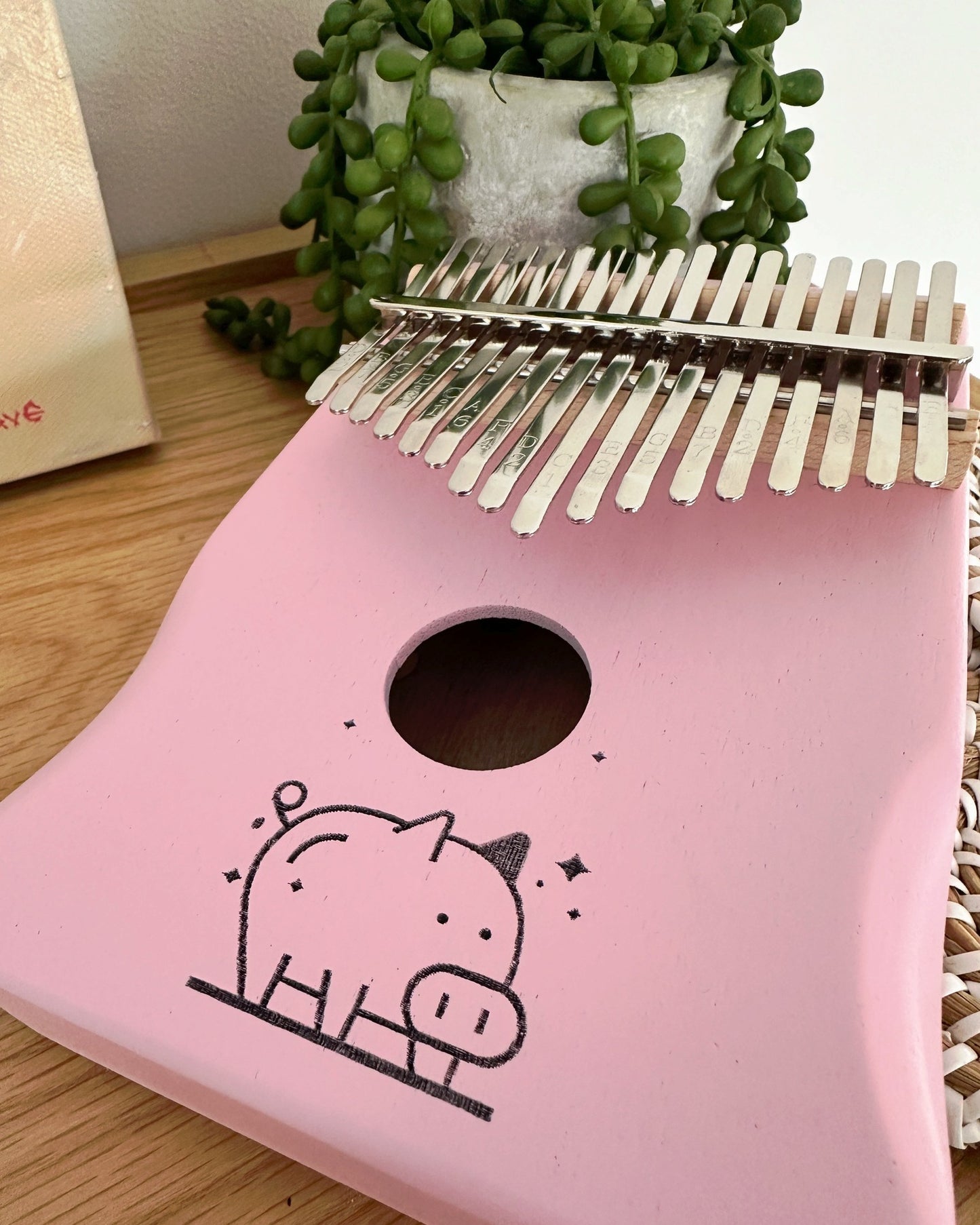 17 Key Kalimba - Pink Piggy