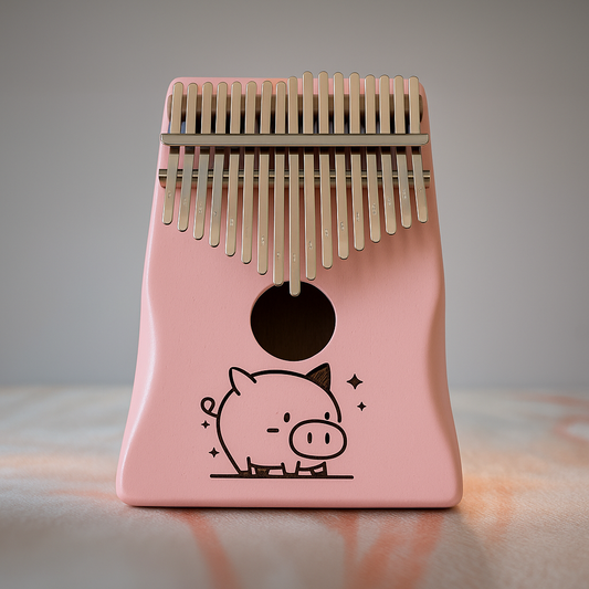 17 Key Kalimba - Pink Piggy