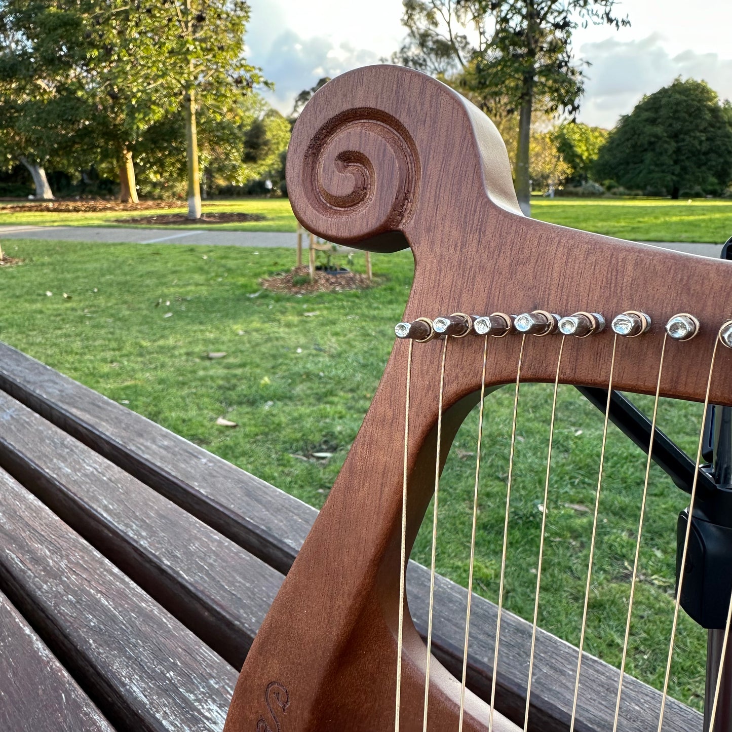19 String Lyre Harp