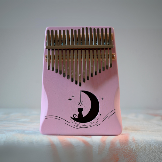 17 Key Kalimba - Pink Cat