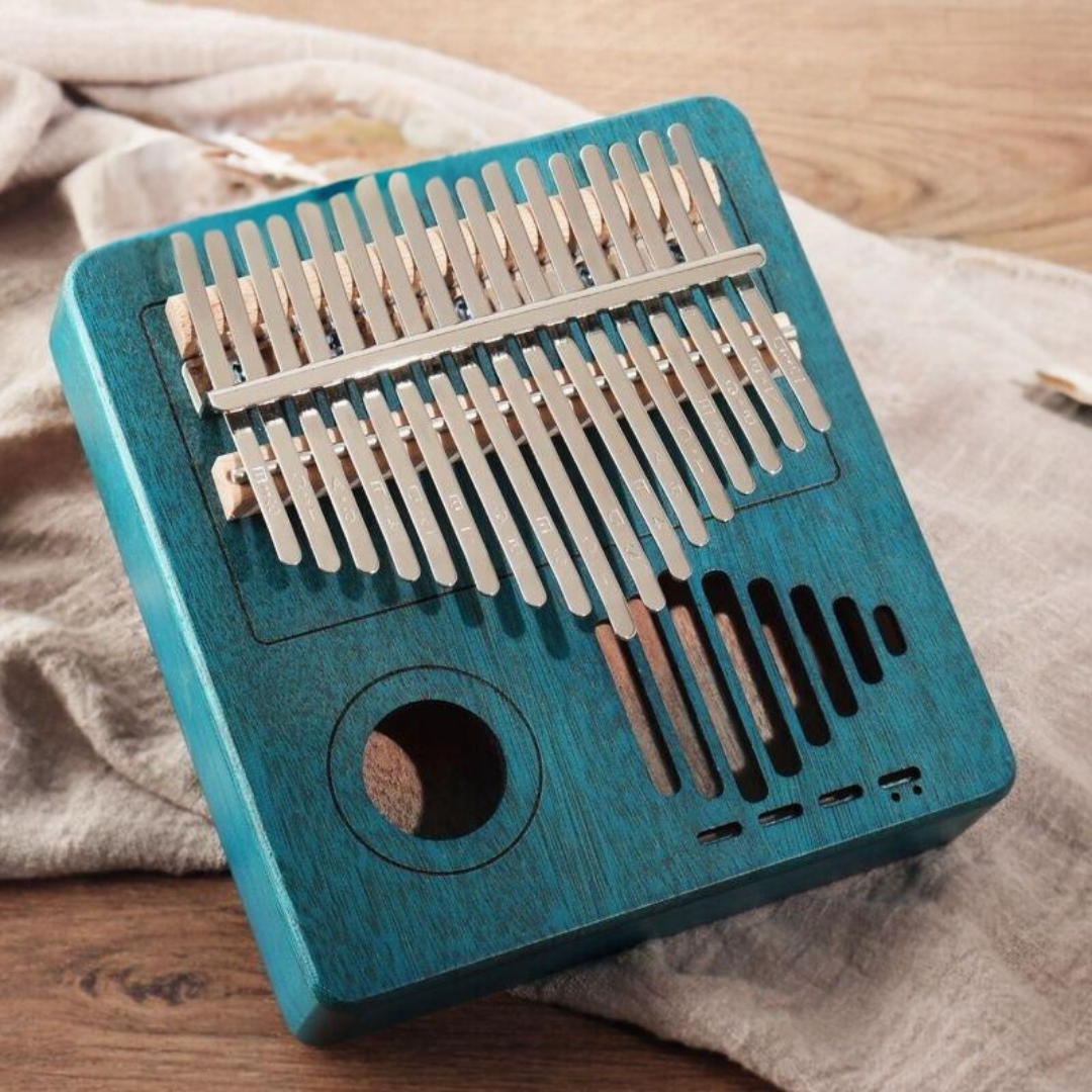 17 Key Kalimba - Natural Brown Radio